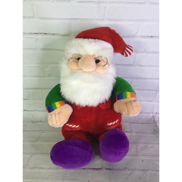 Sugar Plum Junction Santa Claus Stuffed Plush Doll...